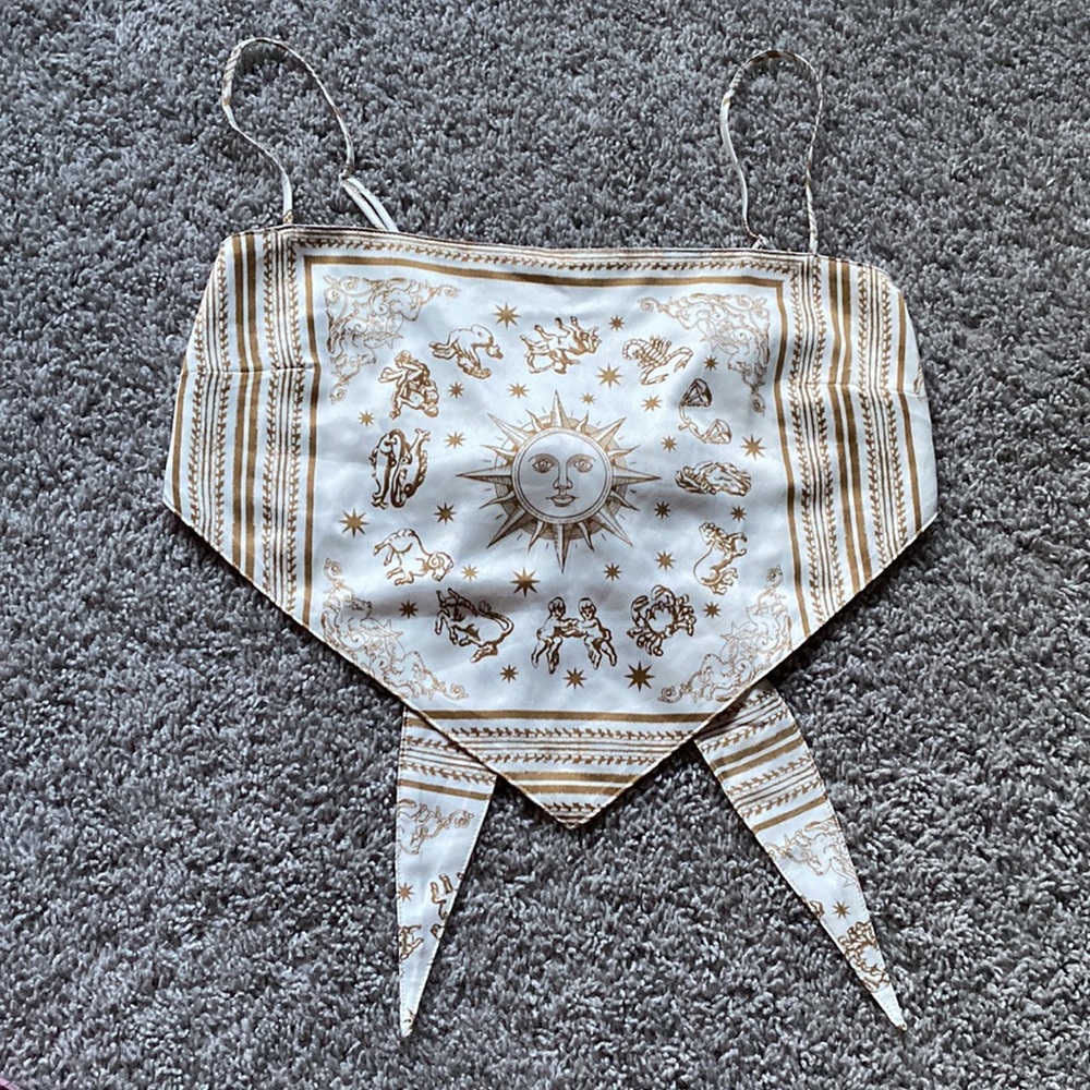 Danielle Bernstein Astrological Bandana Top